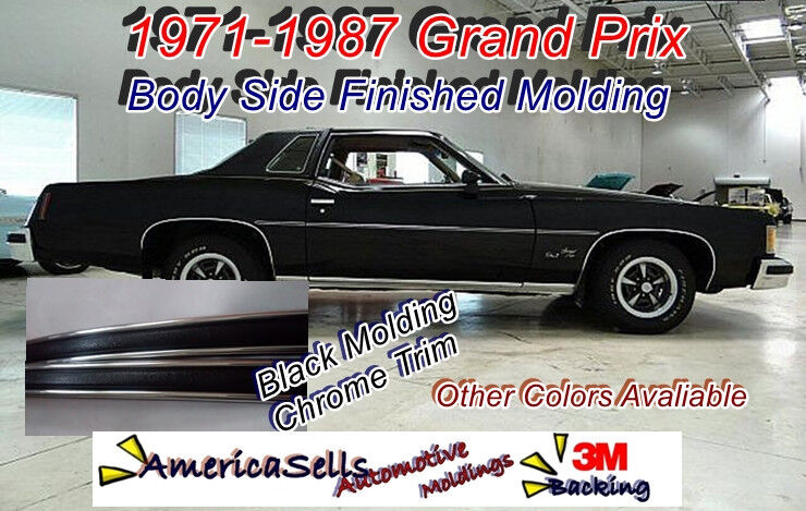 1960-1987  PONTIAC GRAND PRIX LEMANS GTO FACTORY STYLE BODY SIDE MOLDING 