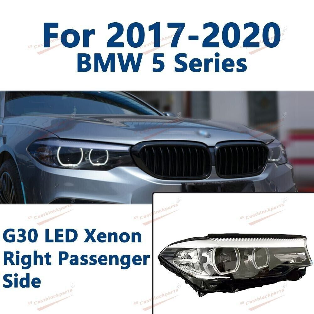 For 2017 2018 2019 2020 BMW 5 Series G30 G31 530i 540i Xenon LED Headlight Right