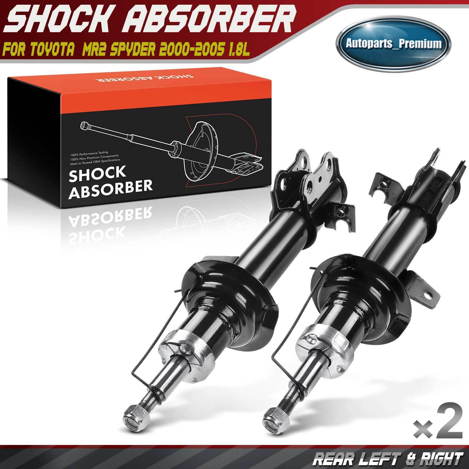 2x Shock Struts Absorber for Toyota  MR2 Spyder 2000-2005 1.8L Rear Left & Right