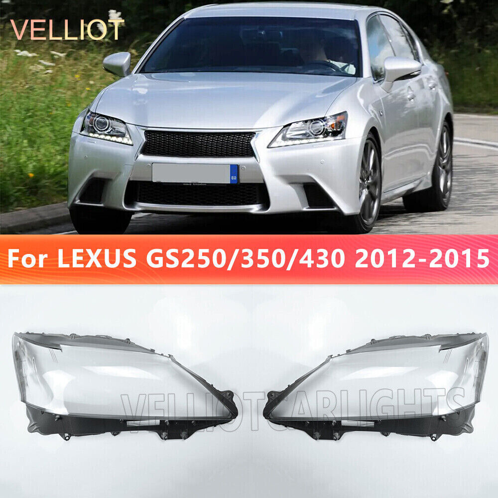 2012-2015 For Lexus GS250 GS350 GS450H Left Right Headlight Lens Shell Cover