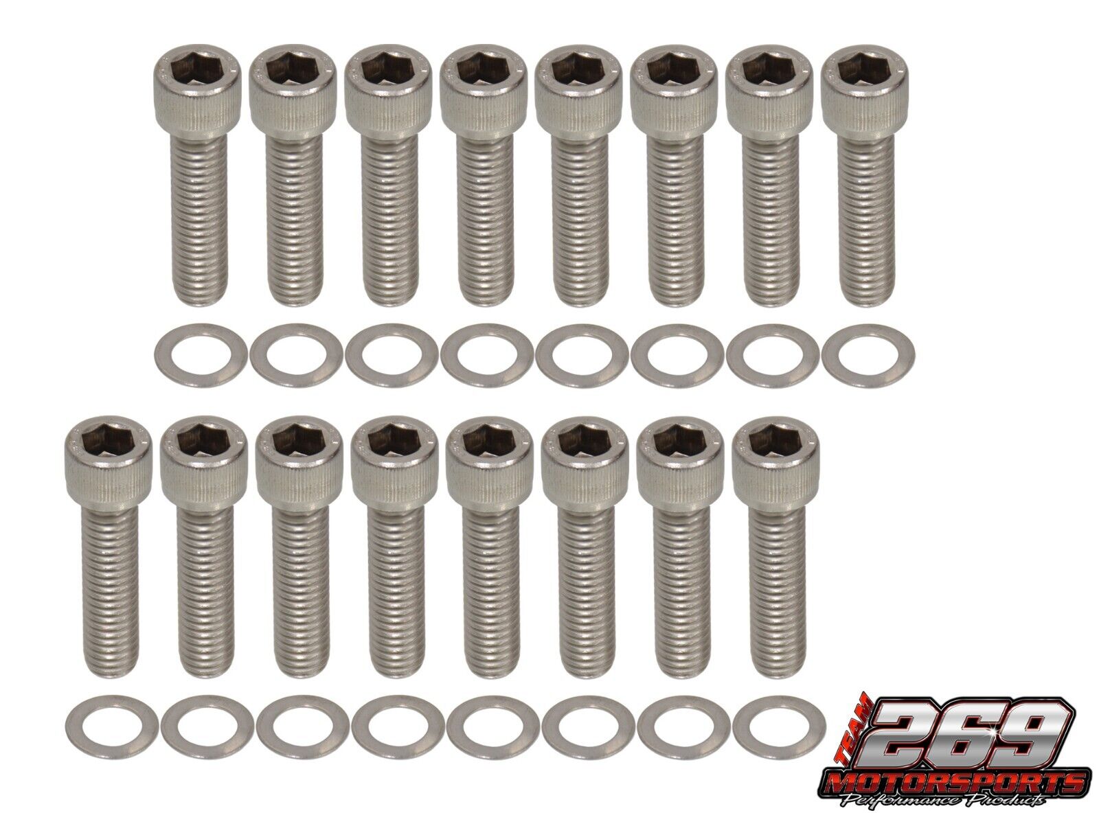 BBC INTAKE MANIFOLD BOLTS STAINLESS STEEL KIT GM 396 402 427 454 BIG BLOCK CHEVY