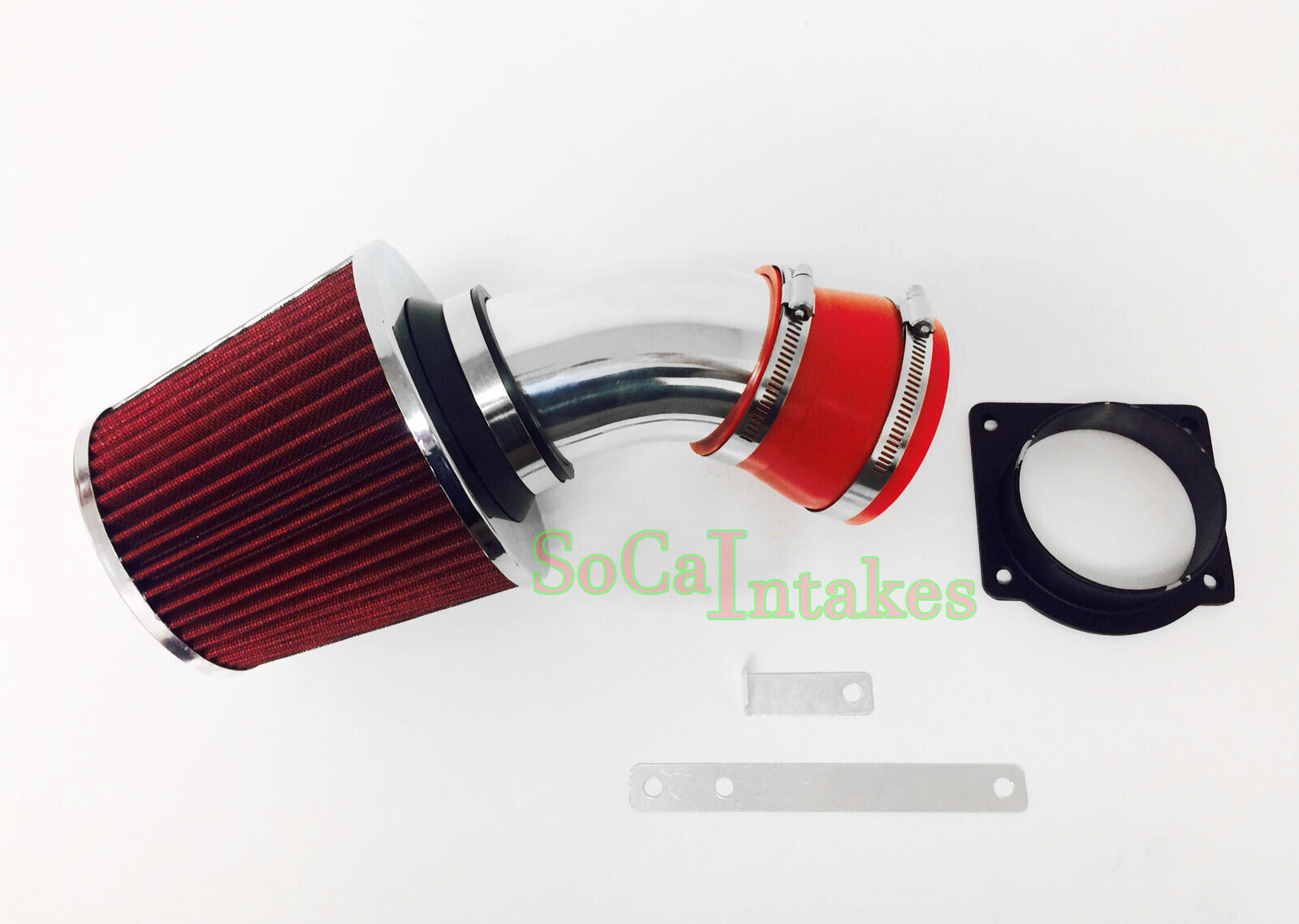 Red Air Intake System Kit & Filter For 1997-2000 MERCURY MOUNTAINEER 5.0L V8