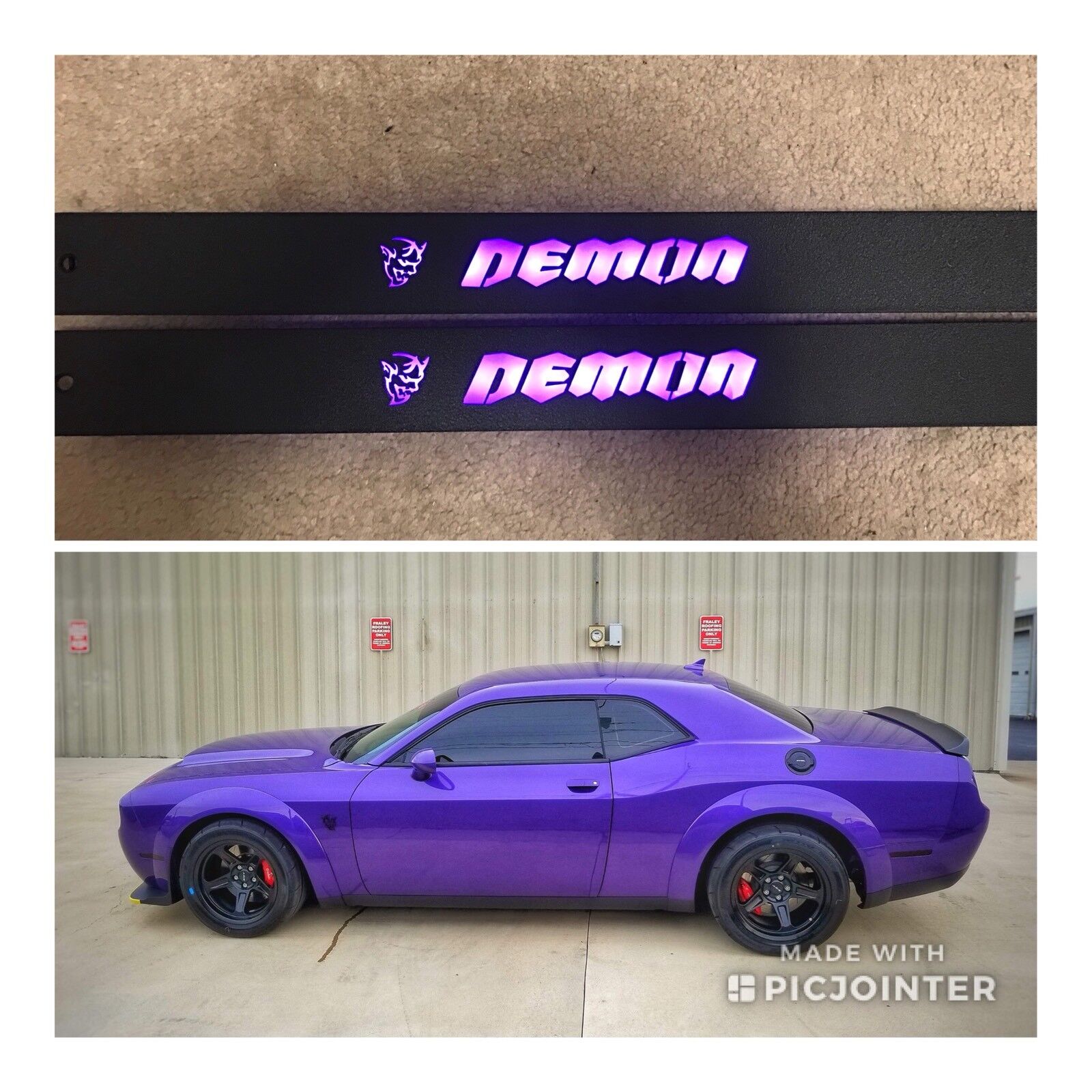 Dodge Challenger Demon Illuminated Door Sills