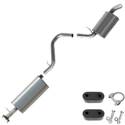 Stainless Steel Exhaust System with Hangers + Bolts fits: 2002-2005 GM vehicles