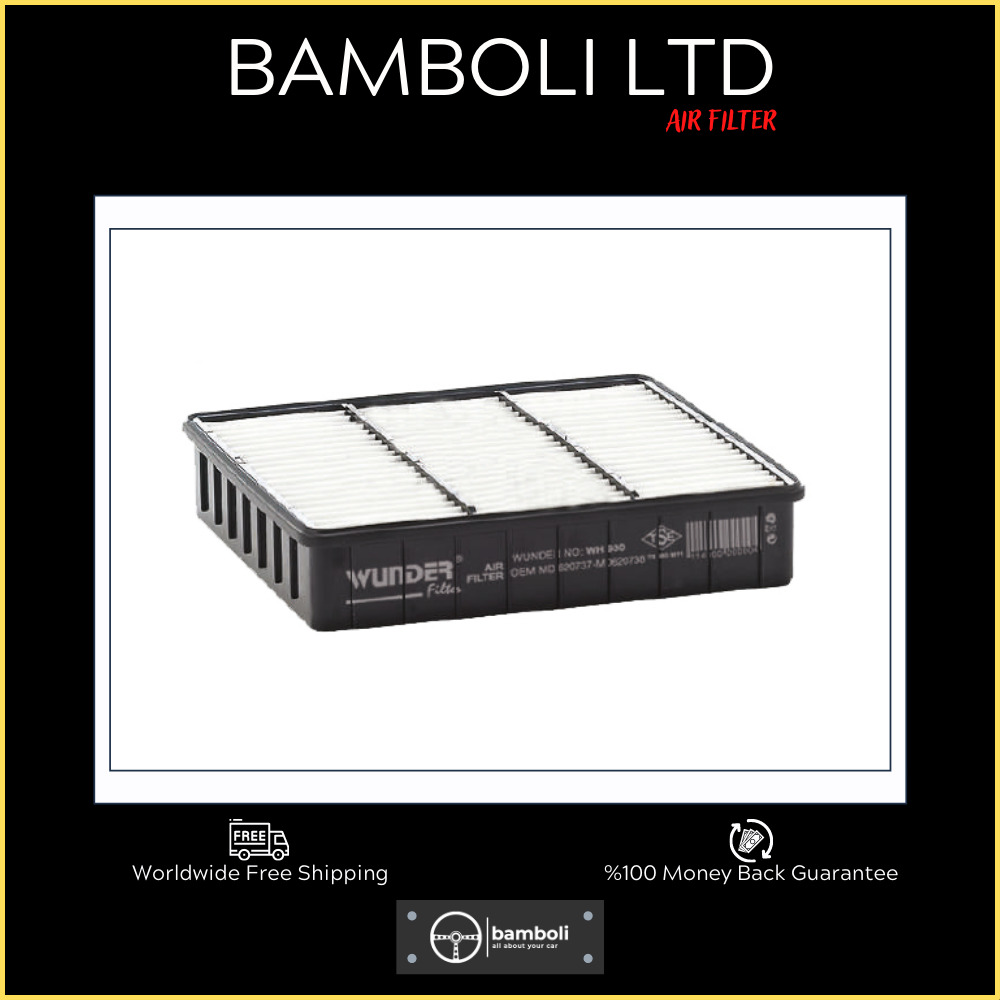 Bamboli Air Filter For Mitsubishi Colt IV 1.3-Lancer IV-V  MD620737-MD620738