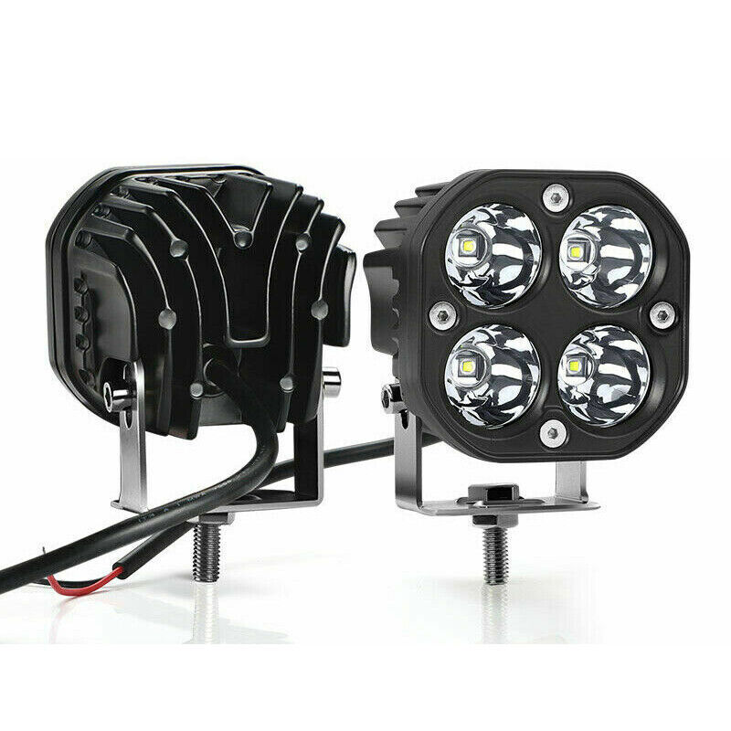2/4x 3Inch LED Cube Pods Work Lights Bar Spot Fog Lamps For Jeep Driving Offroad