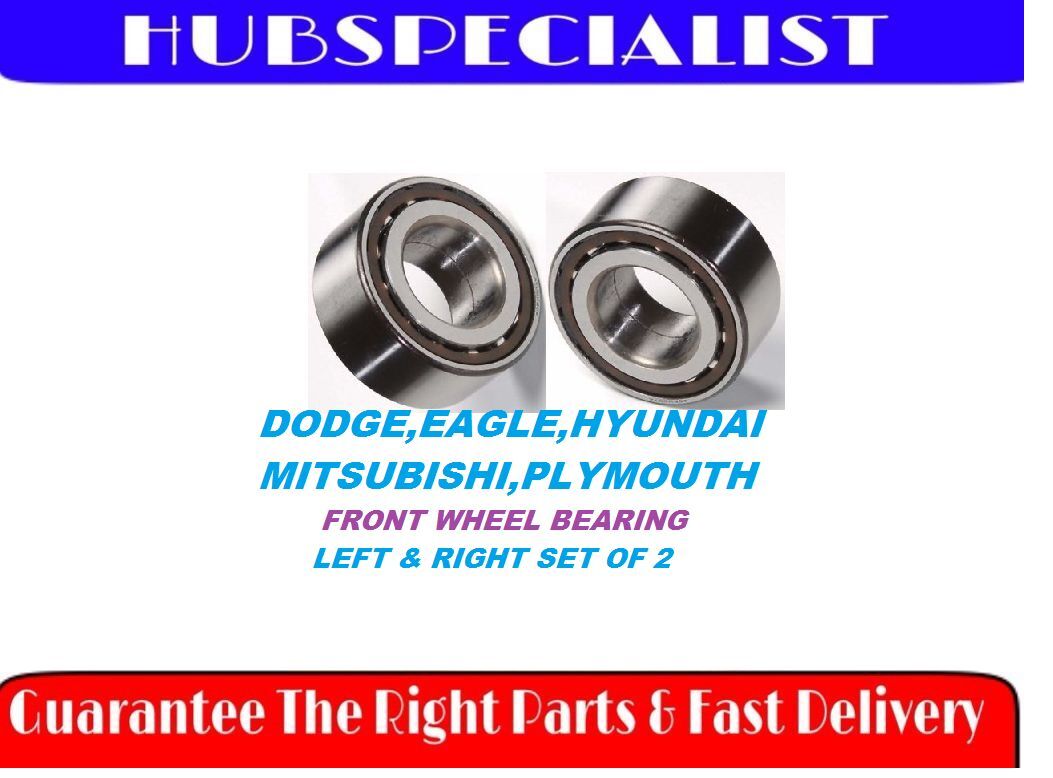 Front Wheel Hub Bearing For Dodge Colt Eagle Summit Talon Mitsubishi Plymouth 