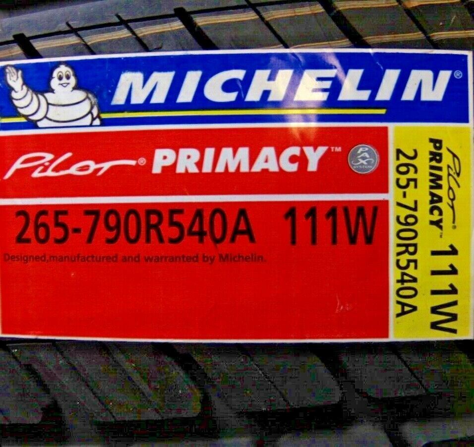 NEW Michelin Pilot Primacy Tire Rolls-Royce Phantom Pax System 265-790R540A 111W