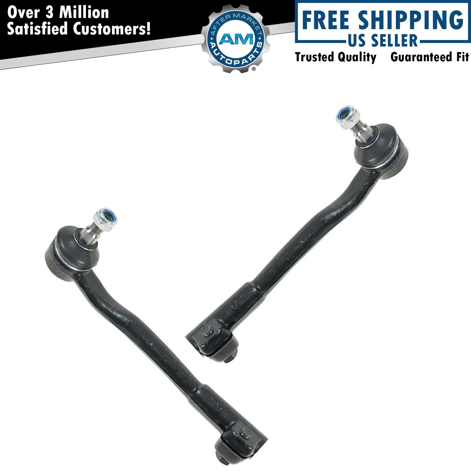 Front Outer Tie Rod Ends Left & Right Pair Set for 95-01 BMW 7 Series E38