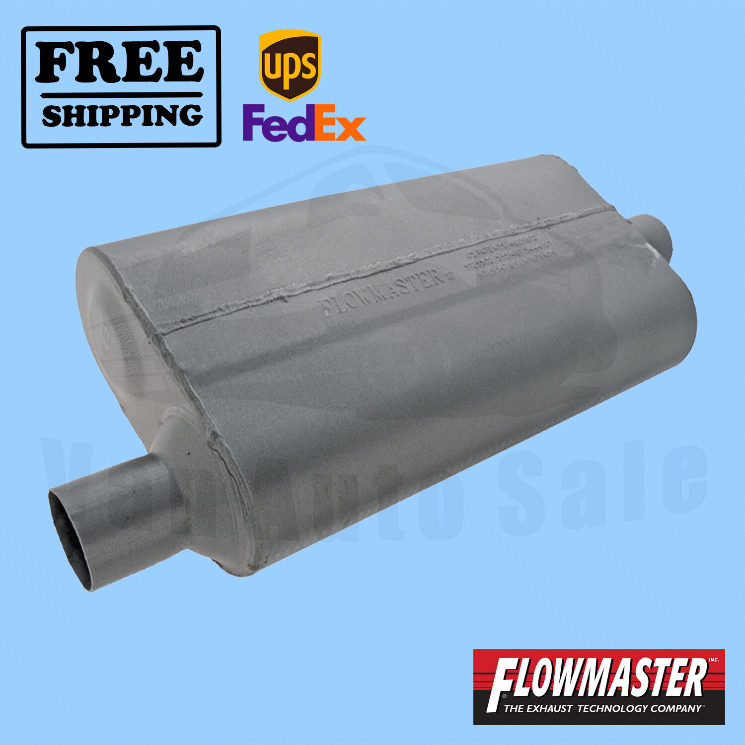 Exhaust Muffler FlowMaster for 70 - 74 Plymouth Barracuda