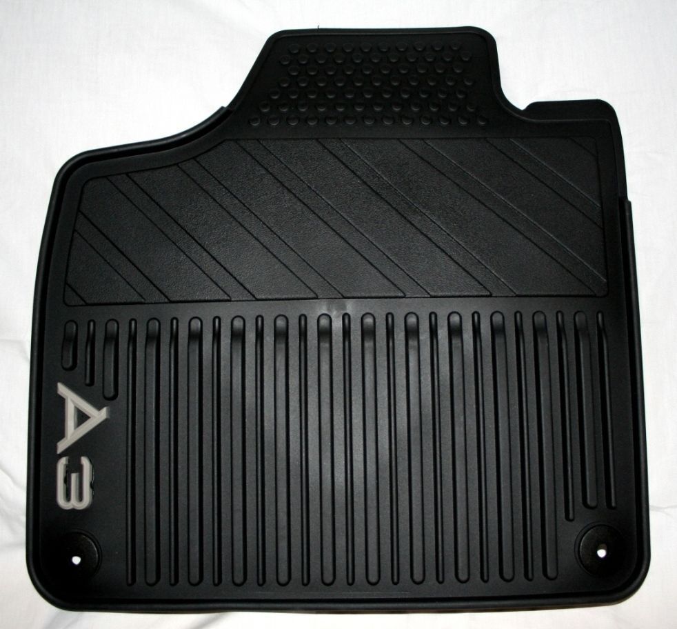 2005 TO 2013 Audi A3 Rubber Floor Mats - SET OF 4 - FACTORY OEM ACCESSORY