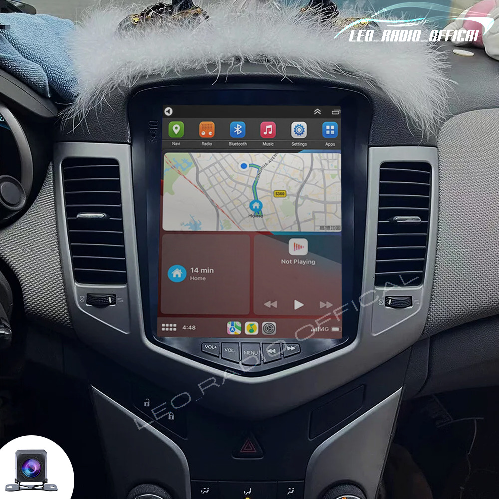 Car Carplay Radio For Chevy Cruze 2009-2015 Android 12 GPS Stereo + Camera