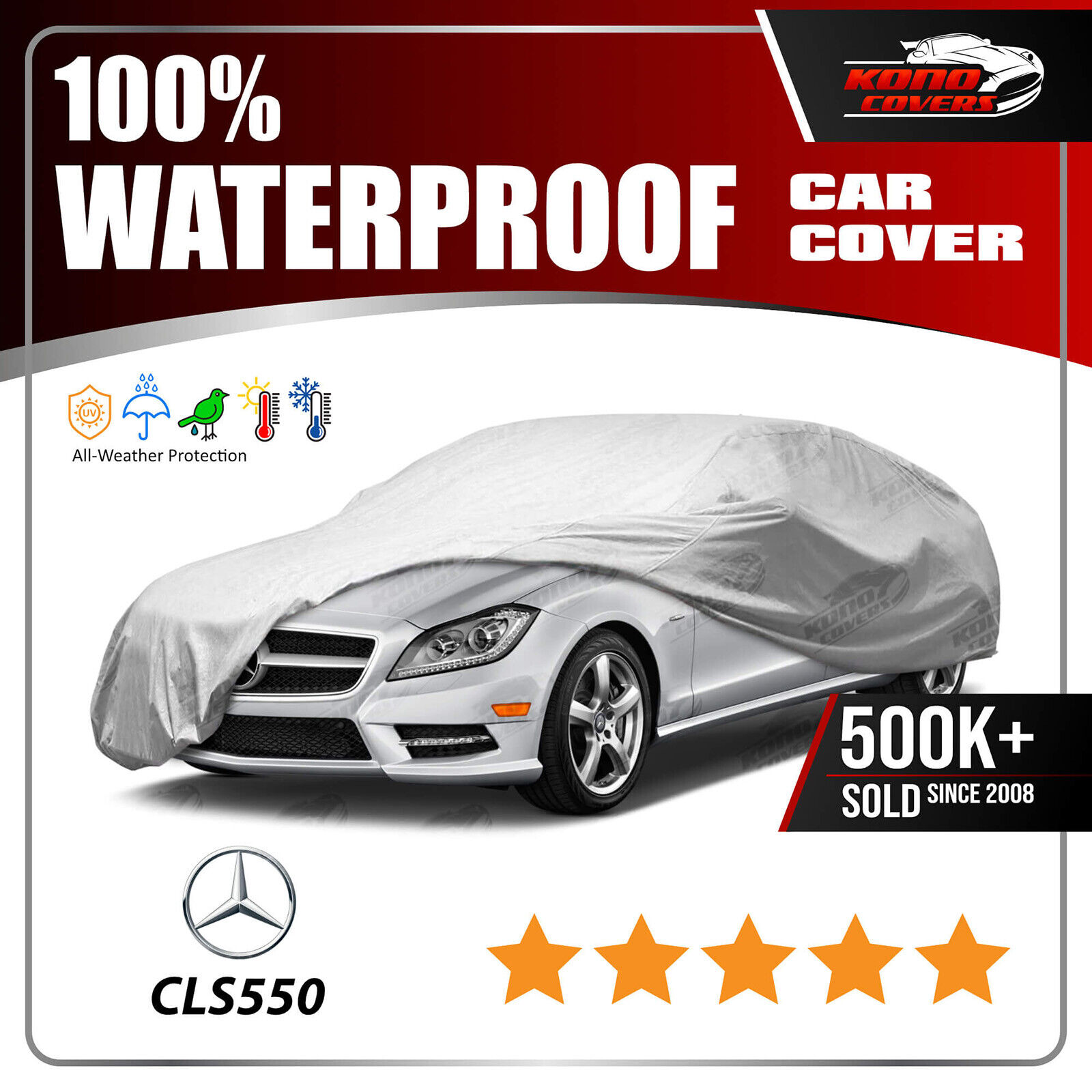 Mercedes-Benz Cls550 6 Layer Waterproof Car Cover 2007 2008 2009 2010 2011 2012