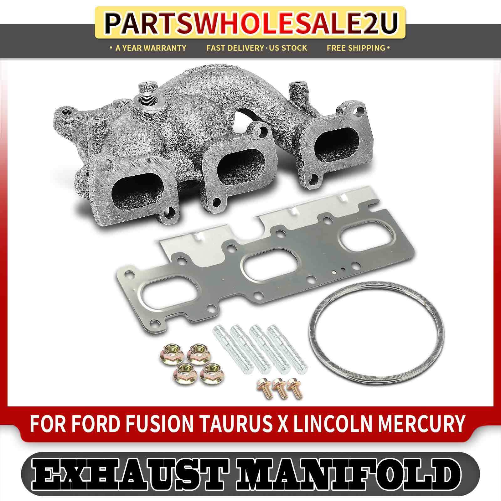 Right Exhaust Manifold w/ Gasket for Ford Taurus Fusion Flex Edge Lincoln MKS