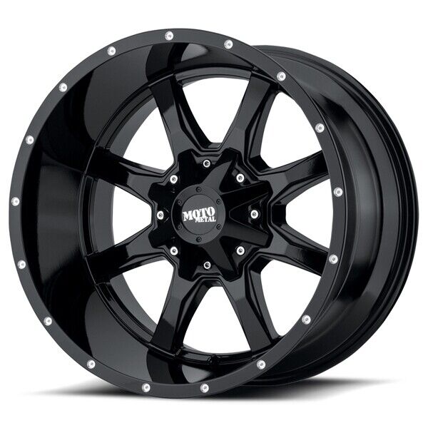 5 - 18 Inch Black Wheels Rims Moto Metal MO970 18x10\