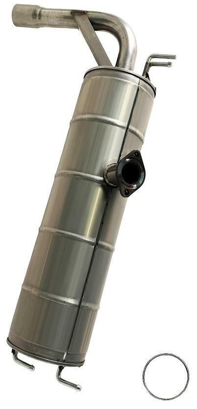 Stainless Steel Rear exhaust muffler with tail pipe Fits 01 - 05 Rav4 2.0L 2.4L