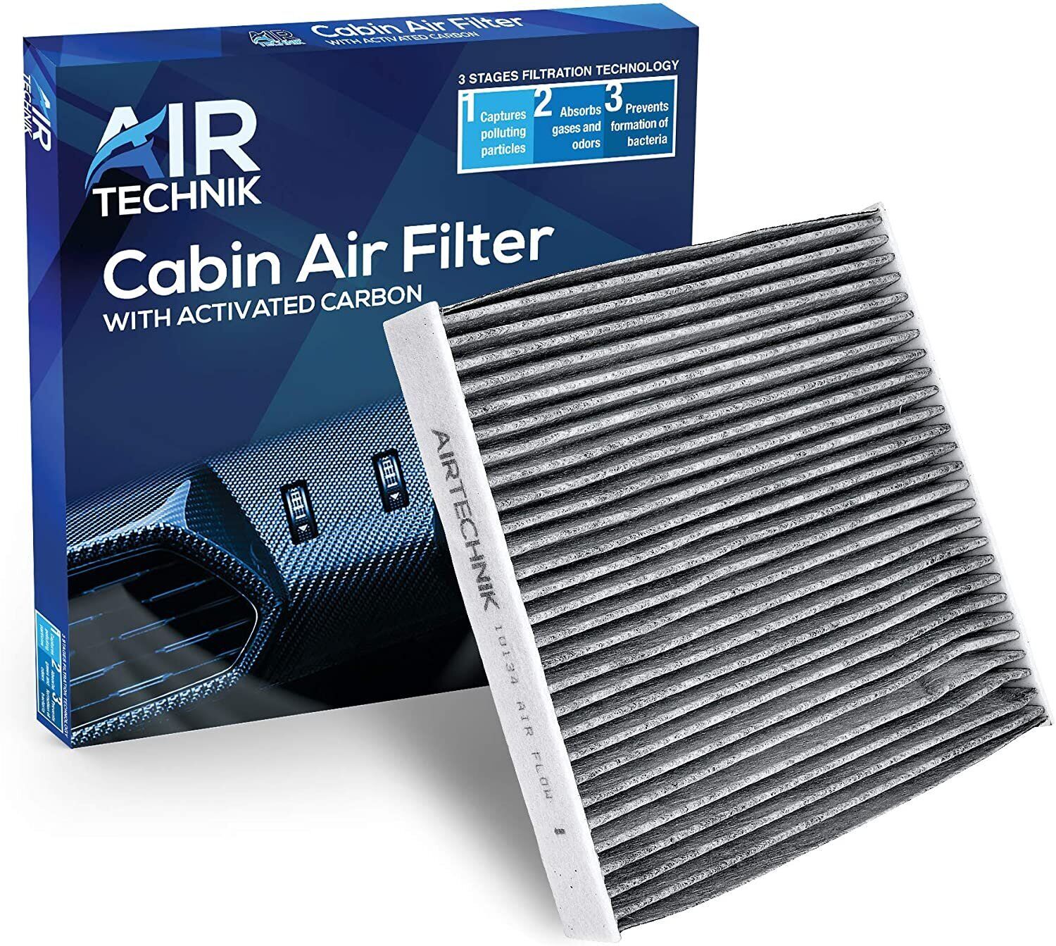 AirTechnik CF10134 Cabin Air Filter w/Activated Carbon for Acura CSX, ILX,...