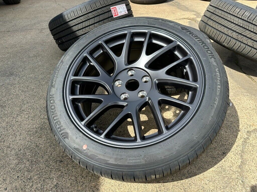 (4) OEM 2024 Tesla Model 3 Highland PHOTON rims tires oem Hankook 235/45R18