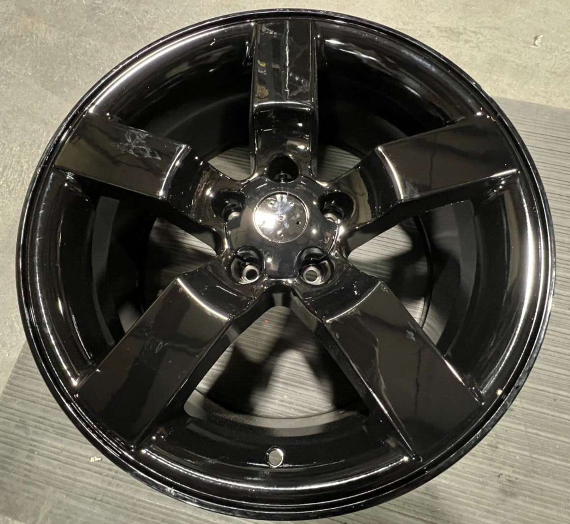 (QTY 1) Replica Ford Lighting Gloss Black Wheel Rim 20x9 5x135 8mm