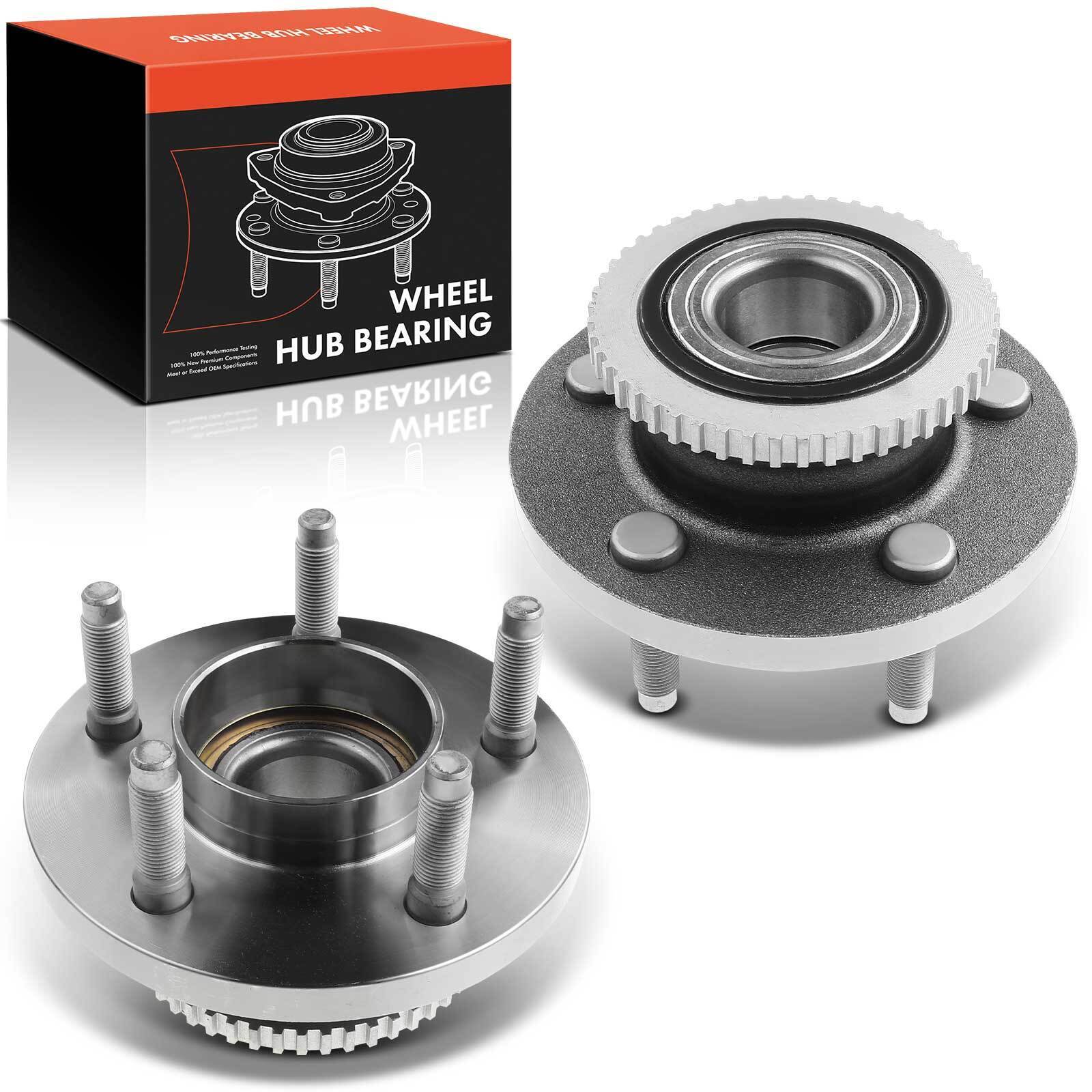 2xFront LH & RH Wheel Hub Bearing Assembly for Ford Crown Victoria 97-02 Lincoln