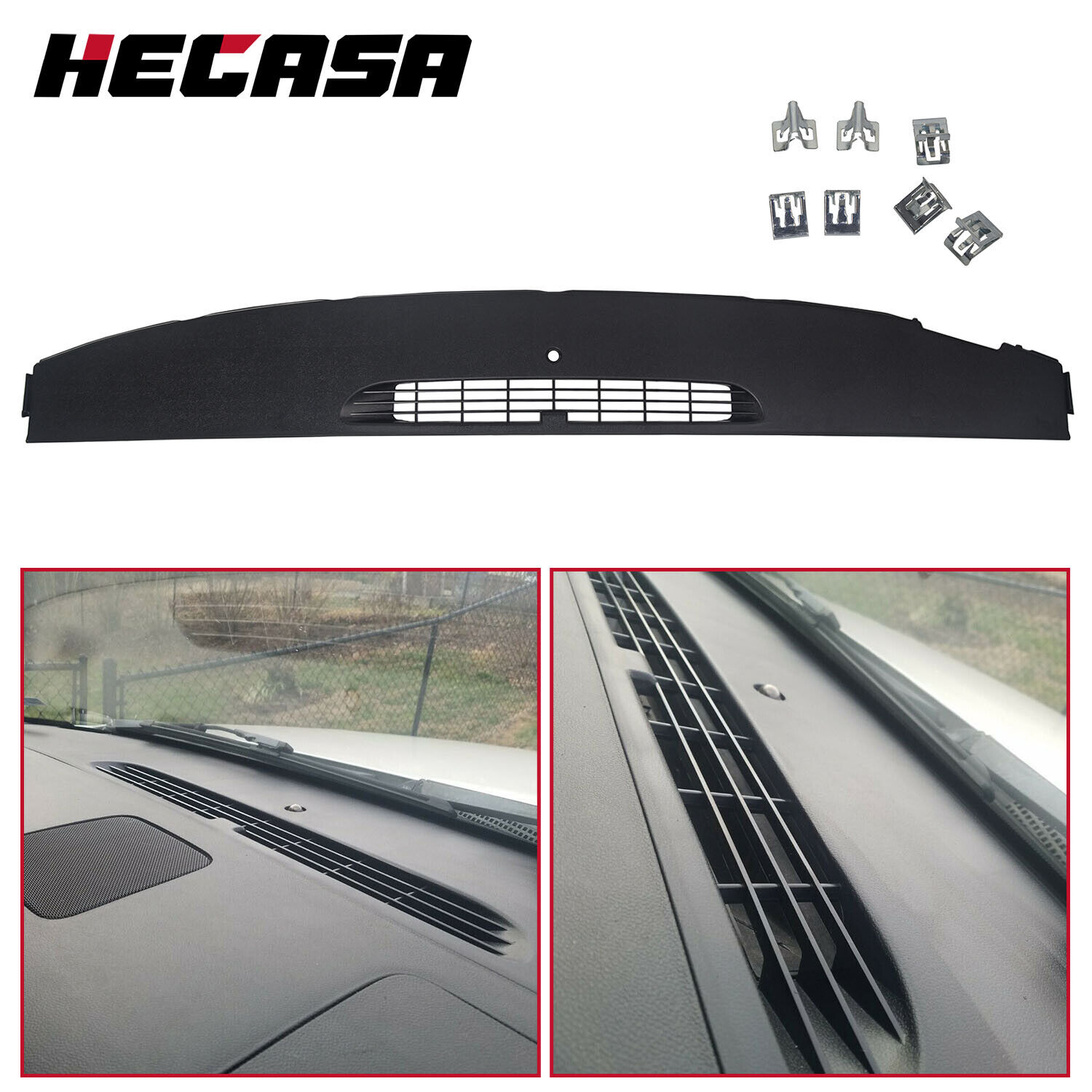 Upper Dash Front Section Trim Panel For 07-13 Chevrolet GMC replace 23224733