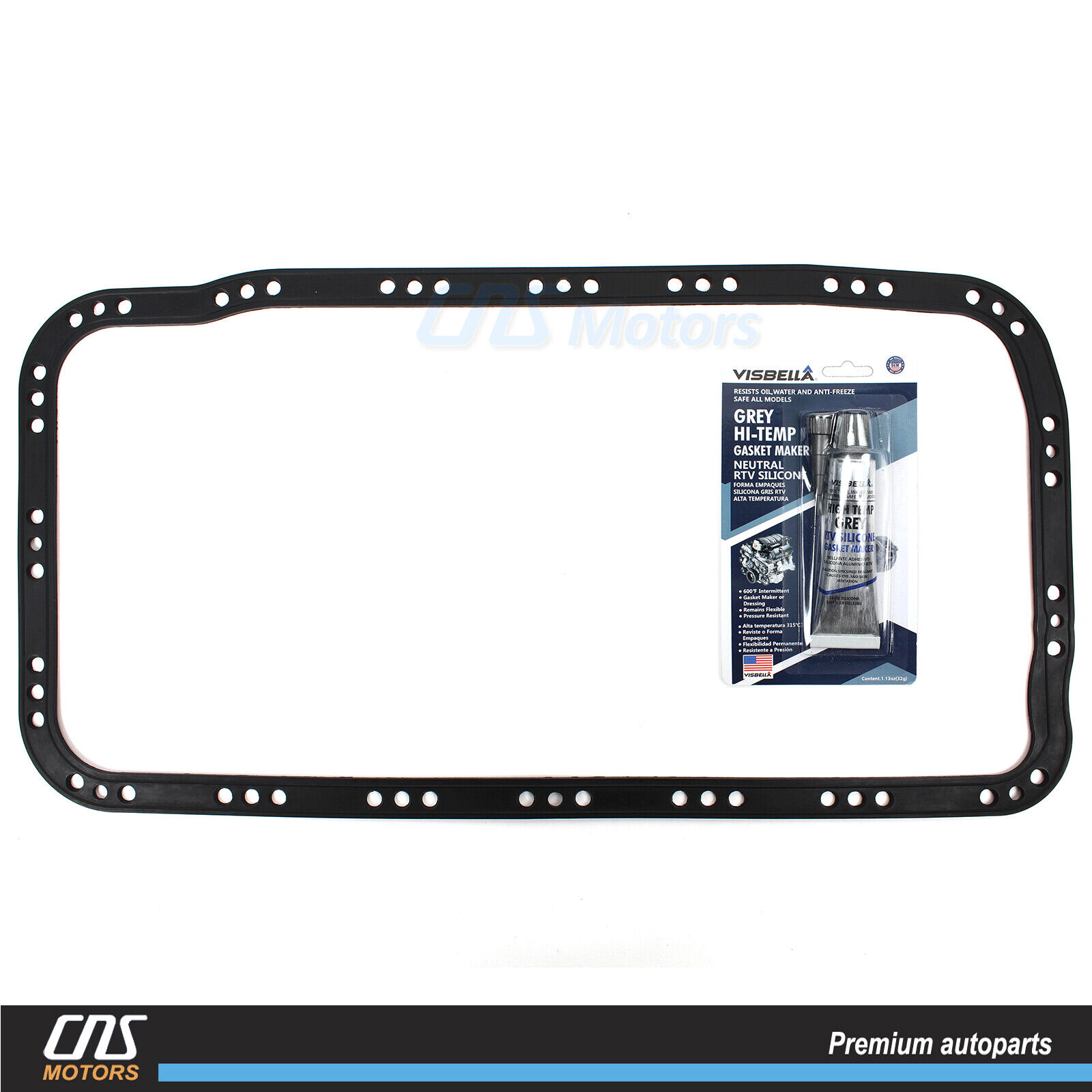 ⭐⭐ENGINE OIL PAN GASKET W/ SILICONE⭐⭐ for 90-01 ACURA INTEGRA CR-V CIVIC DEL SOL