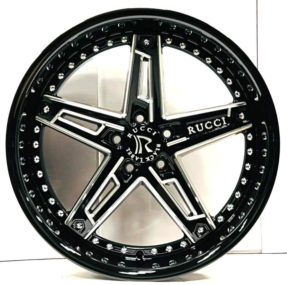 20X10 RUCCI BLACK LABEL DODGE/CHARGER/CHALLENGER/MAGNUM/CHRYSLER-300(RWD)