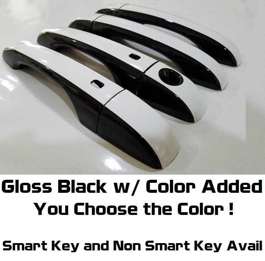 Custom Black and Color Door Handle Overlays 2011-2021 Fits Chrysler 300 PICK CLR
