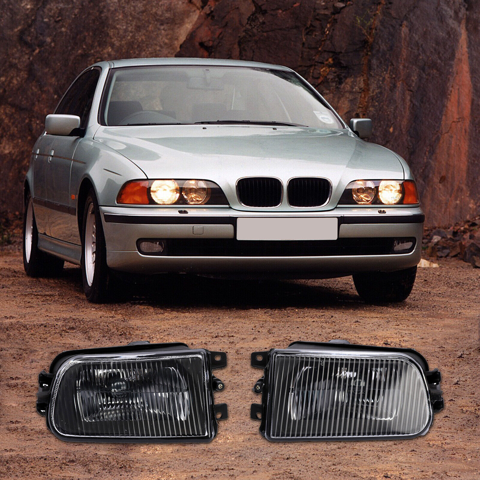 Front Drving Bumper Fog Light For BMW E39 528I 540I Z3 1997-2000 Without Bulbs