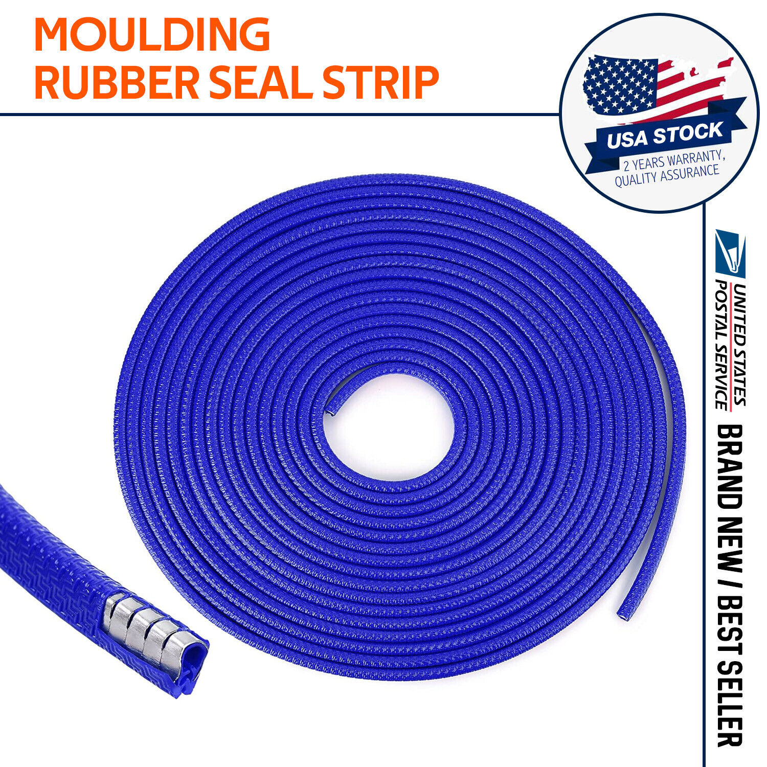 40ft Car Edge Trim Guard Molding Rubber Seal Strip Protector Fit for Ford Honda