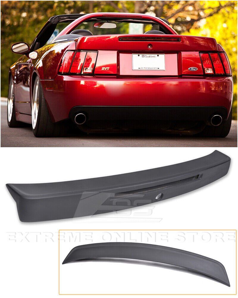 For 99-04 Ford Mustang CBR Style Rear Trunk Wing Spoiler w/ Brake Light Insert