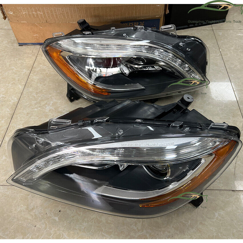 Pair for Mercedes-Benz ml166 headlight assembly ml350 ml400 ml500 2012-2015 USA