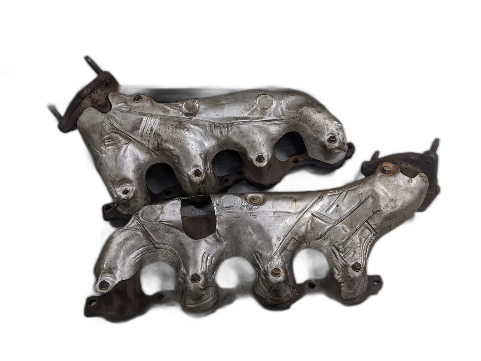 Exhaust Manifold Pair Set From 2009 Chevrolet Tahoe  6.0 12616285 Hybrid