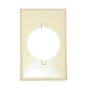 Cooper Wire RECEPTACLE COVER IVORY 2168VBOX