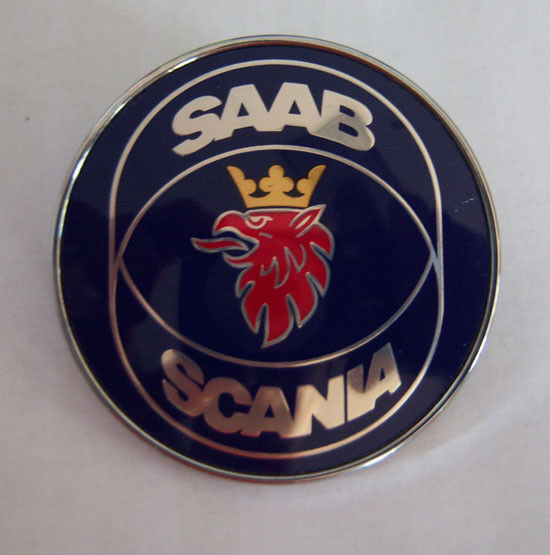 Saab 9-3 Front Hood Emblem Original Equipment  5289871 _