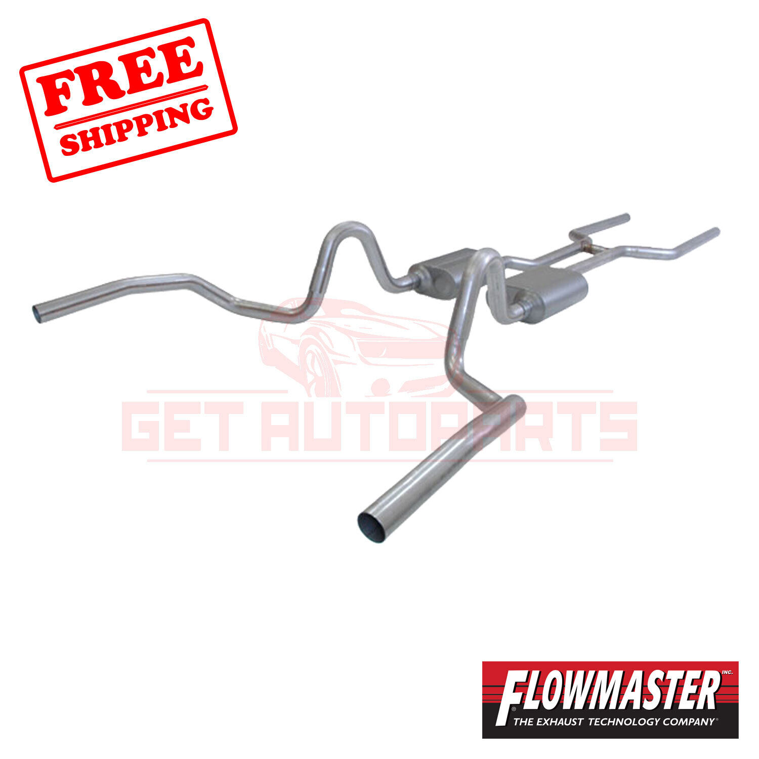 FlowMaster Exhaust System Kit for Buick GS 350 1968-1969