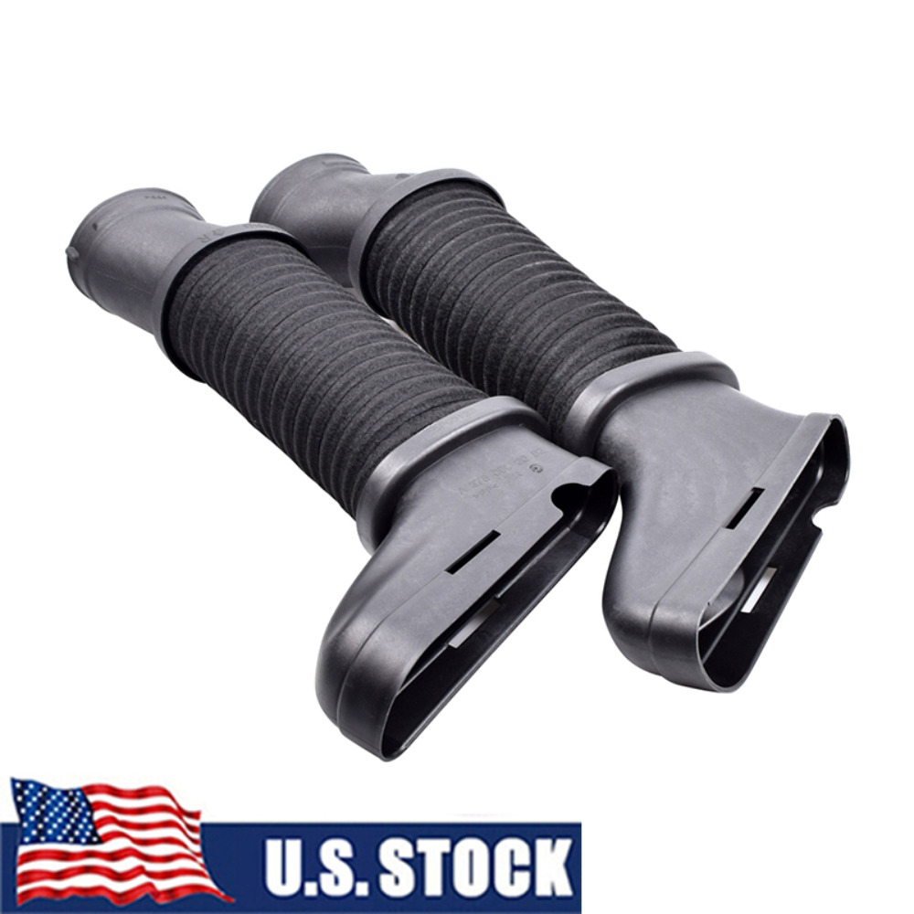 1 Pair Left + Right Air Cleaner Intake Duct Hose For 12-17 Benz E550 Cls550 /E63
