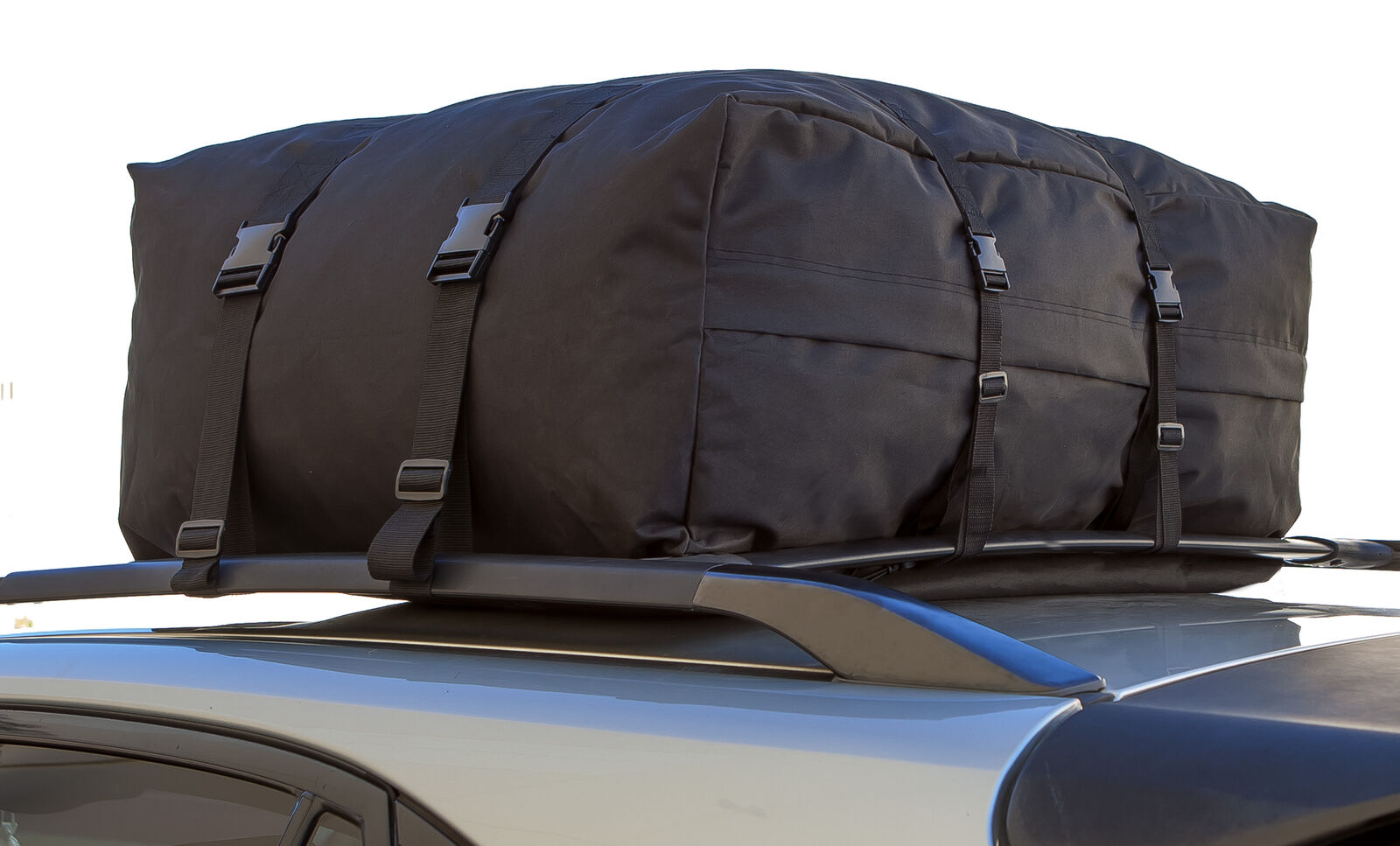 Car Van Suv Roof Top Cargo Rack Carrier Soft-Side Waterproof Luggage Travel Auto