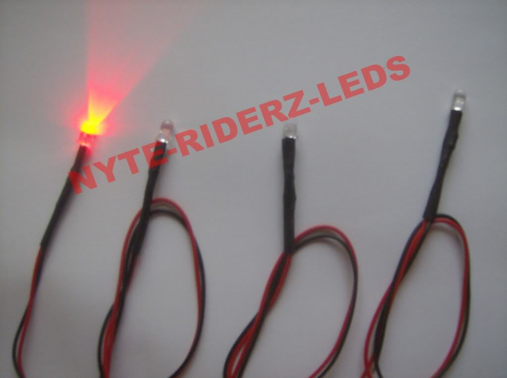 RED LED BODY KIT LIGHTS KAWASAKI ZZR600 ZZR1200