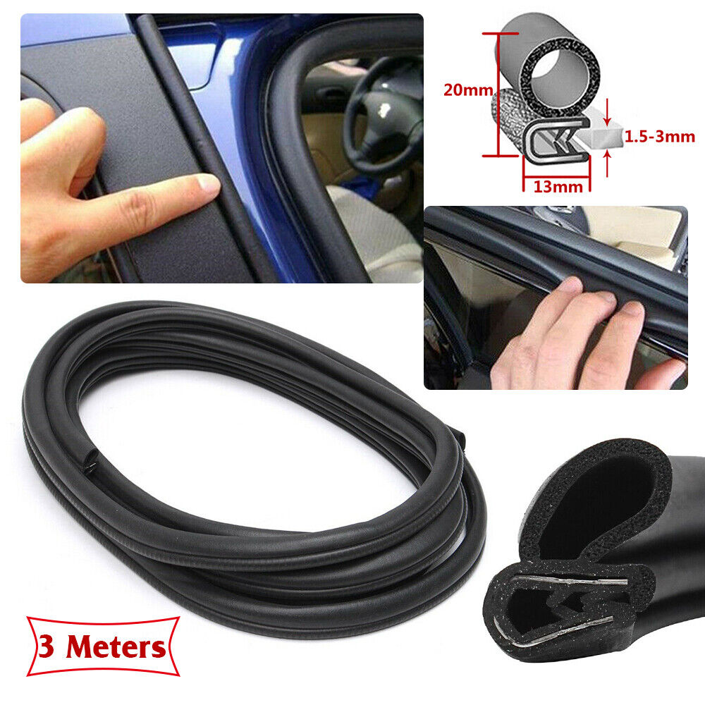 3M Rubber Seal Strip Guard Protector Weatherstrip for Car SUV Door Edge Trunk