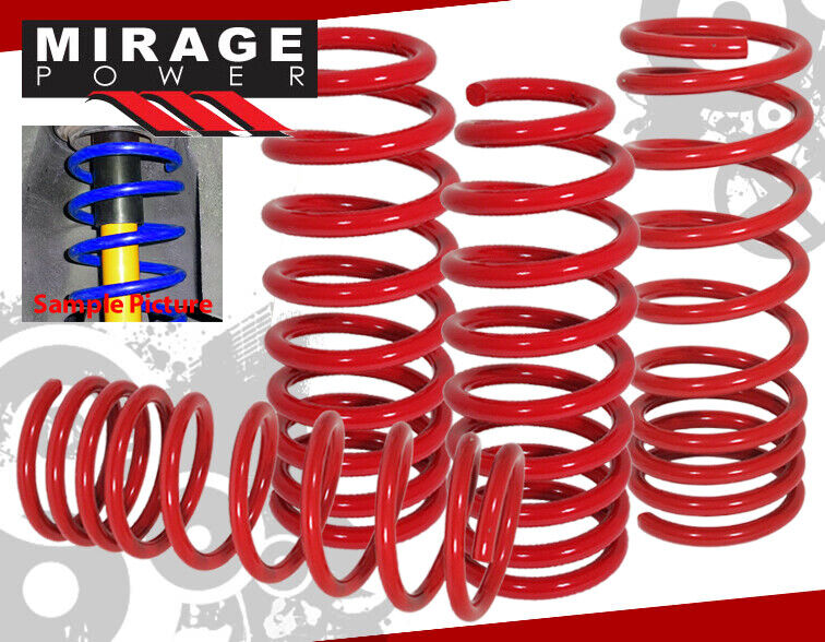For 2004-2006 Scion xB xA Suspension Lowering Performance Coil Lower Springs Red