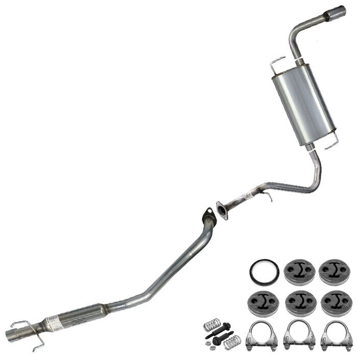 Stainless Steel Cat back Exhaust kit fits: 2003-2005 Toyota Matrix 1.8L FWD