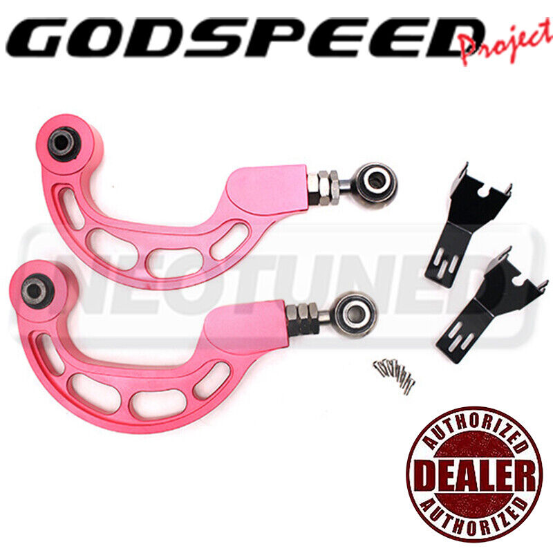 GODSPEED ALUMINUM REAR ADJUSTABLE CAMBER ARMS FOR AUDI A3 / A3 QUATTRO 2006-2013