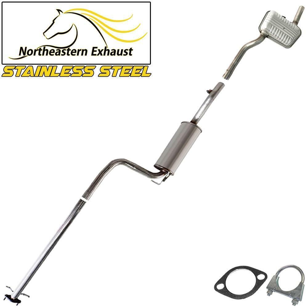 Exhaust System Kit  compatible with : 2000-2004 Ford Focus ZX3 ZX5 Hatch 2.0L