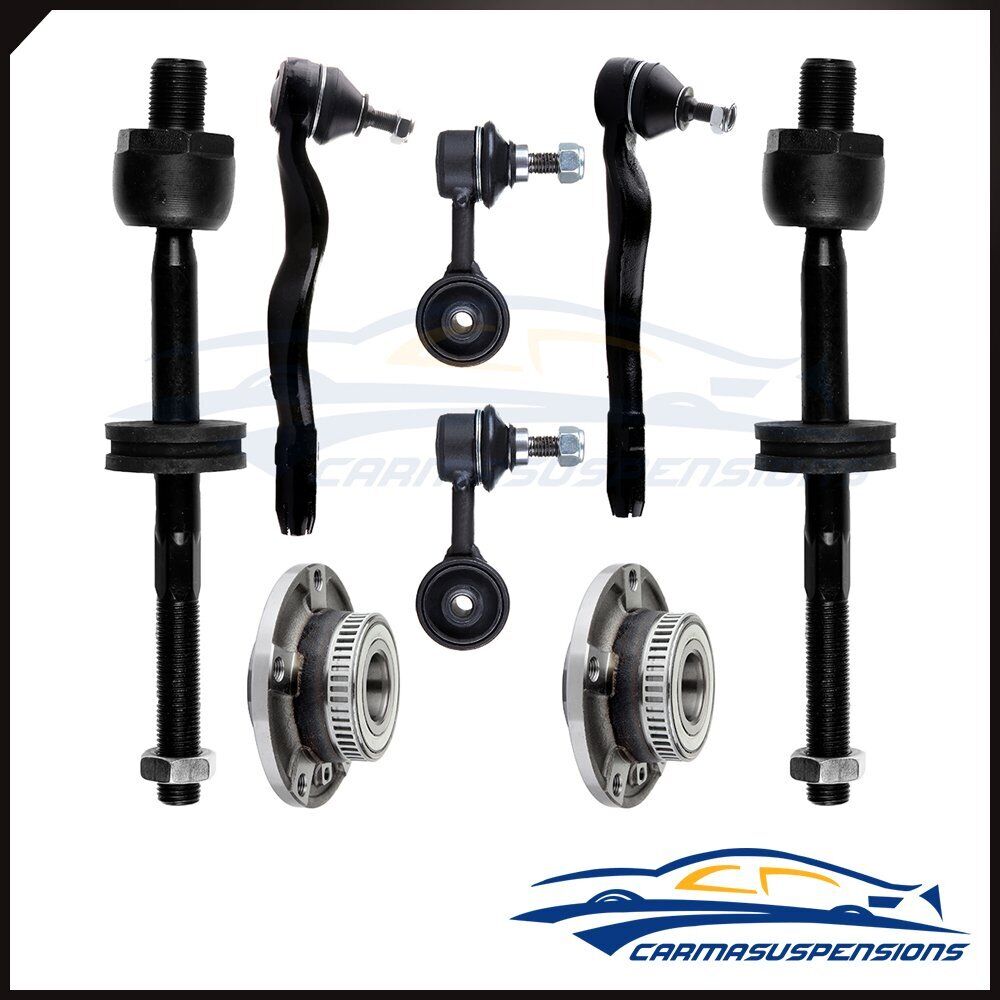 8Pc Front Wheel Bearings Sway Bar Links Fits BMW 318is 318ti 323i 325is 328is Z3