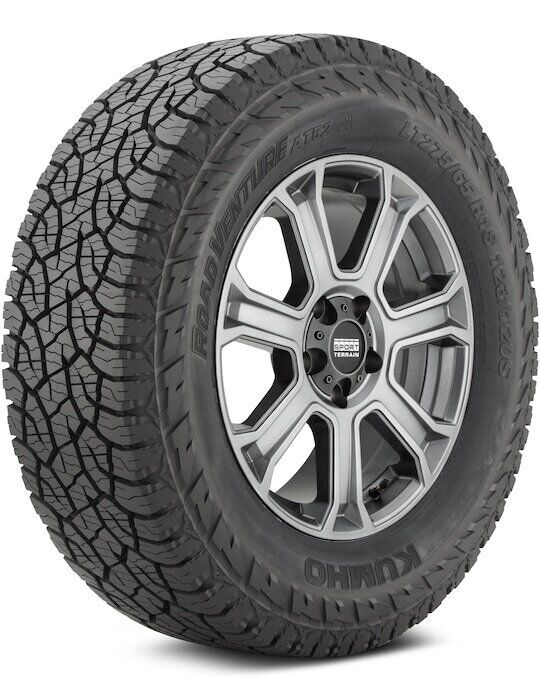 Kumho Road Venture AT52 265/70R16 112T BW Tire (QTY 4)