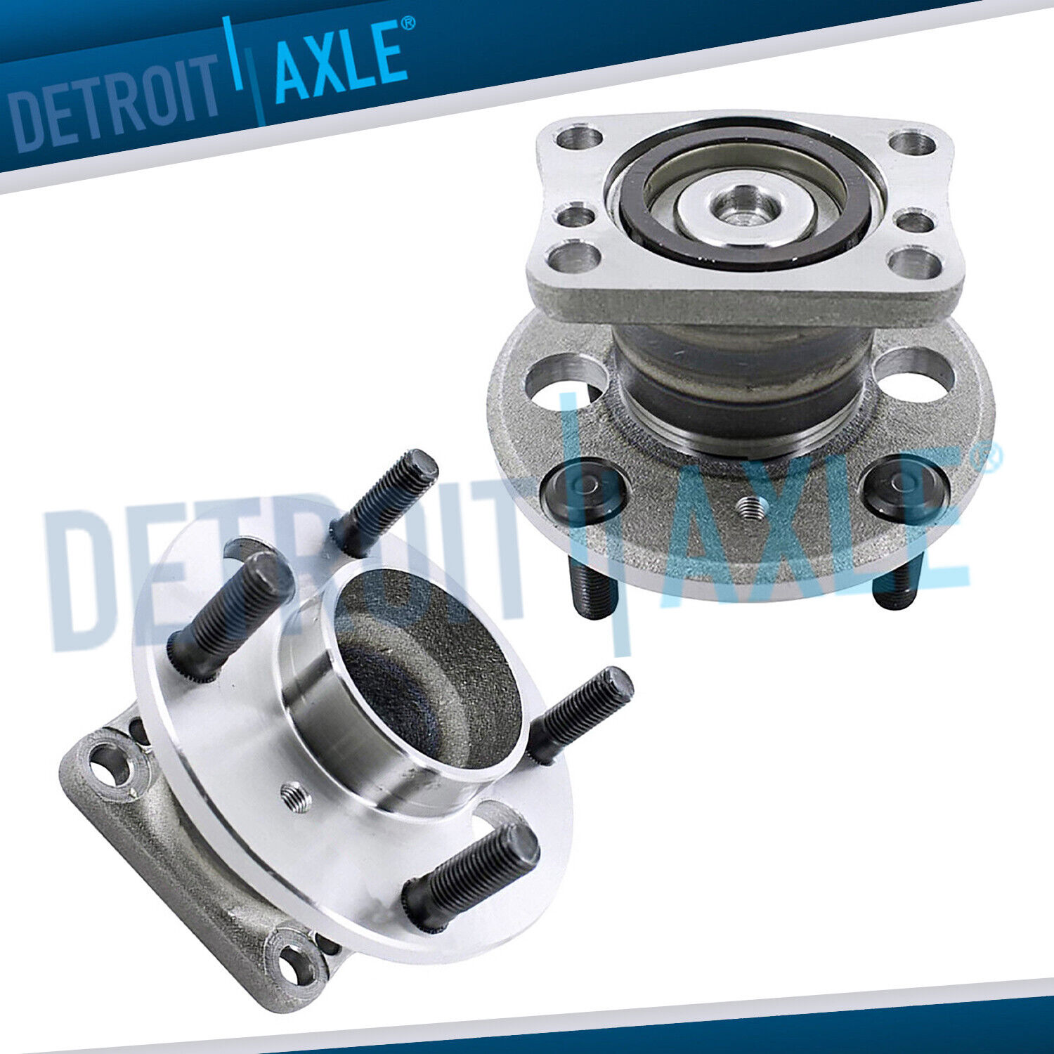 FWD Rear Driver Passenger Wheel Bearings Hubs Assembly for 2011-2018 Ford Fiesta