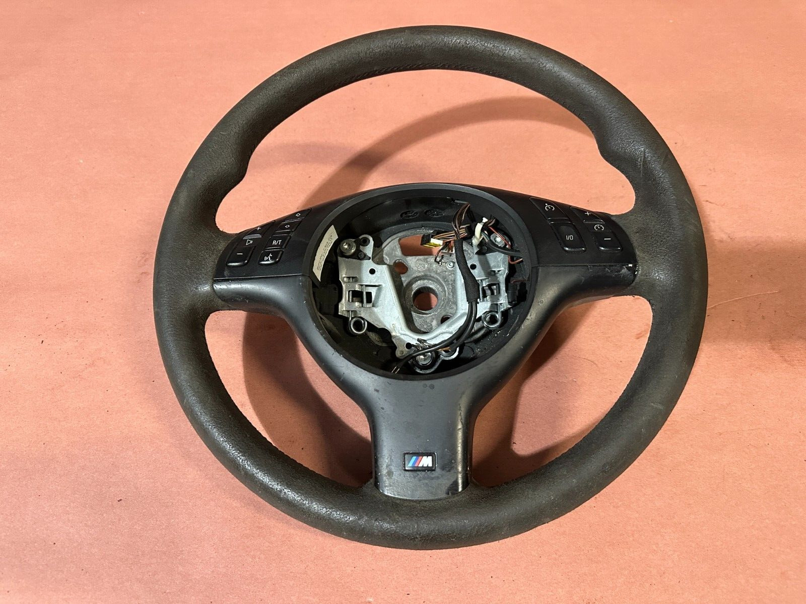 BMW E46 330CI 325I Sued Factory ZHP M Sports Alcantara Steering Wheel OEM #05151