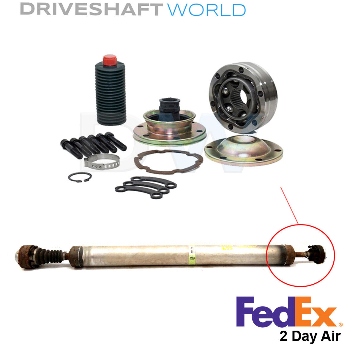 Buick Rendezvous 2002-2006 Driveshaft CV Joint Repair Kit Fixed End