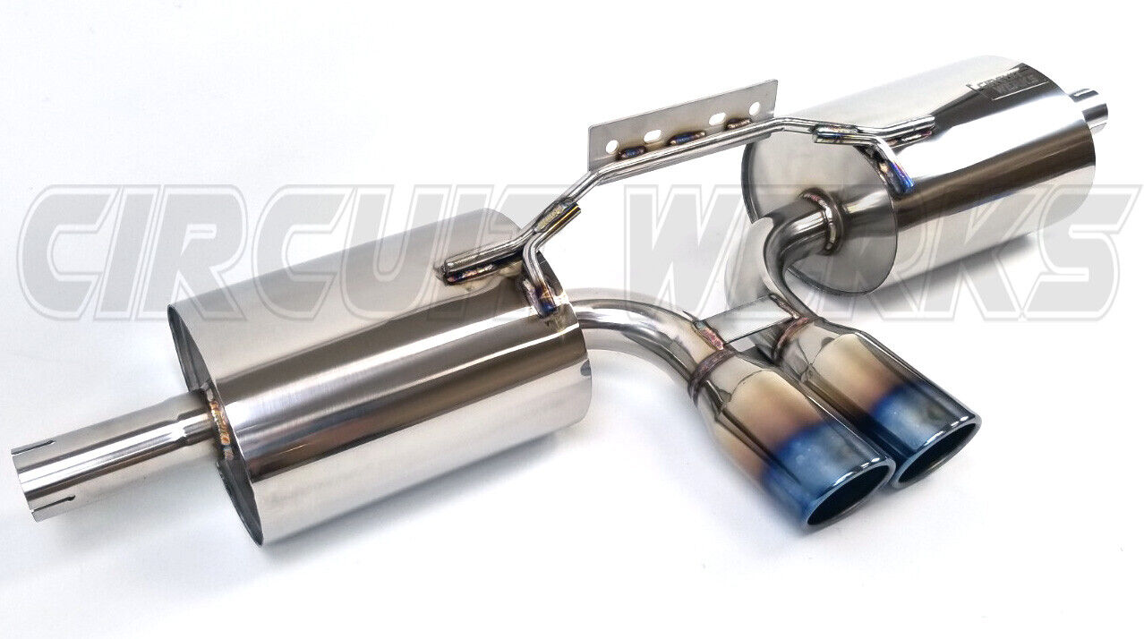For Porsche Boxster 986 97+ Circuit Werks Catback Exhaust System Burnt Base & S